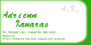 adrienn kamaras business card